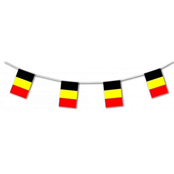 Belgian Flag Bunting - Deco Party UK