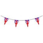 Union Jack Plastic Triangular Bunting